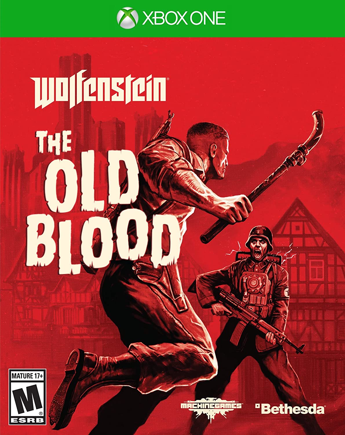 Wolfenstein: The Old Blood – australsk udgave – Xbox One – forside