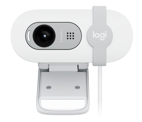 Logitech - Brio 100 Full HD Webcam - Off White