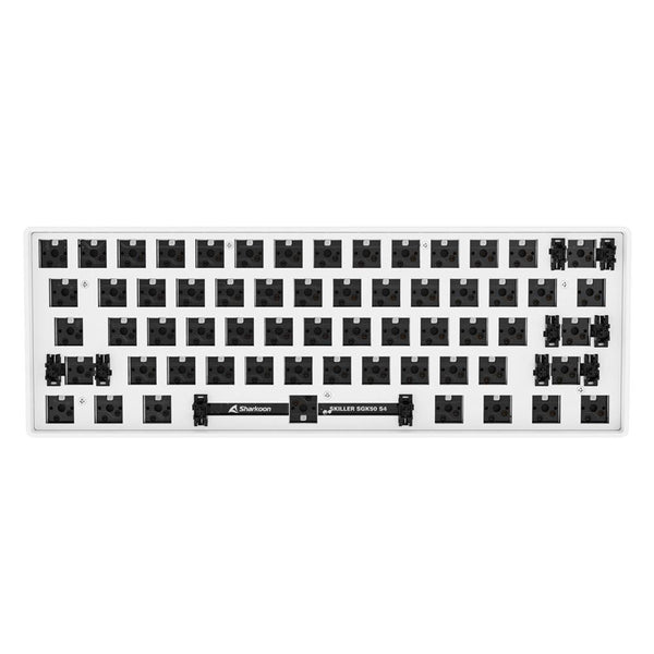 Sharkoon SKILLER SGK50 S4 Barebone – hvid, ANSI, 60 %