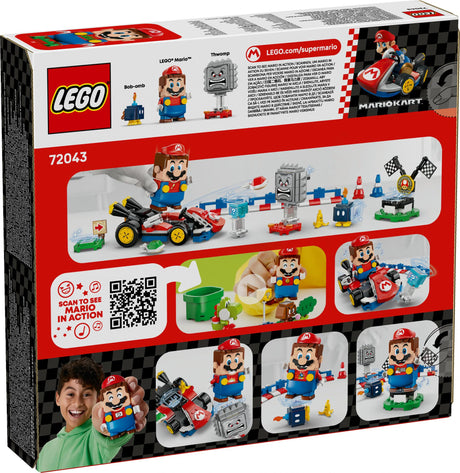 LEGO - Super Mario - Mario Kart™: Interactive LEGO® Mario™ & Standard Kart (72043) LEGO