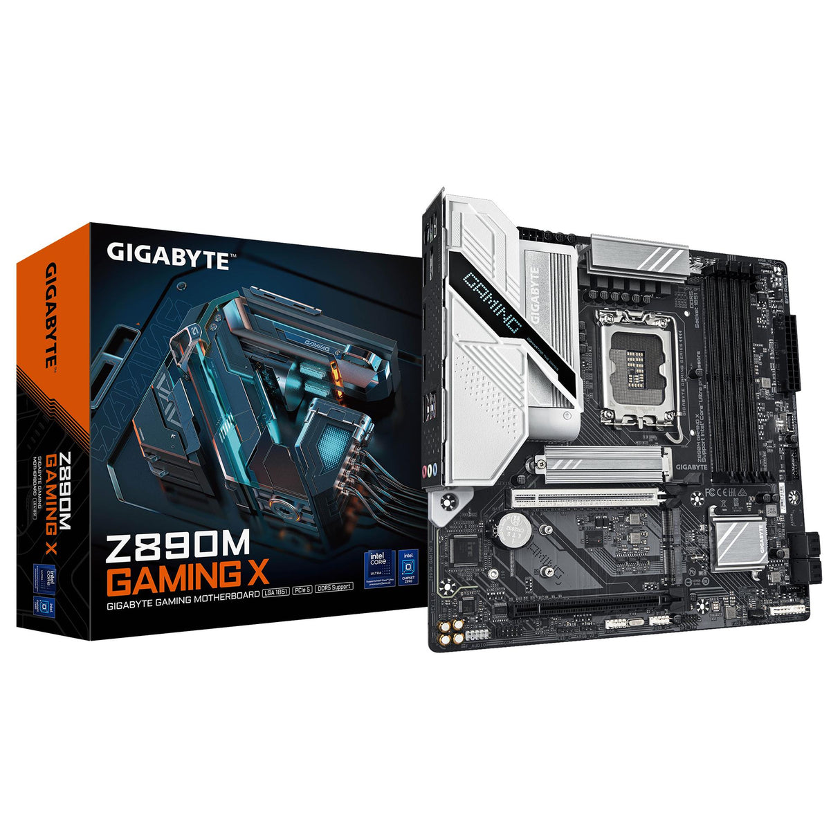 Gigabyte Z890M GAMING X Micro ATX LGA1851 sokkel Intel Z890 Express Gigabyte Technology