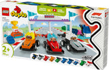 LEGO 10445 DUPLO F1 Team Racing Cars with Racers LEGO