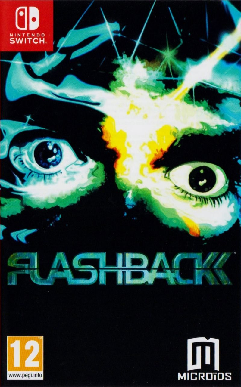 Flashback 25th Anniversary – Nintendo Switch – spilomslag