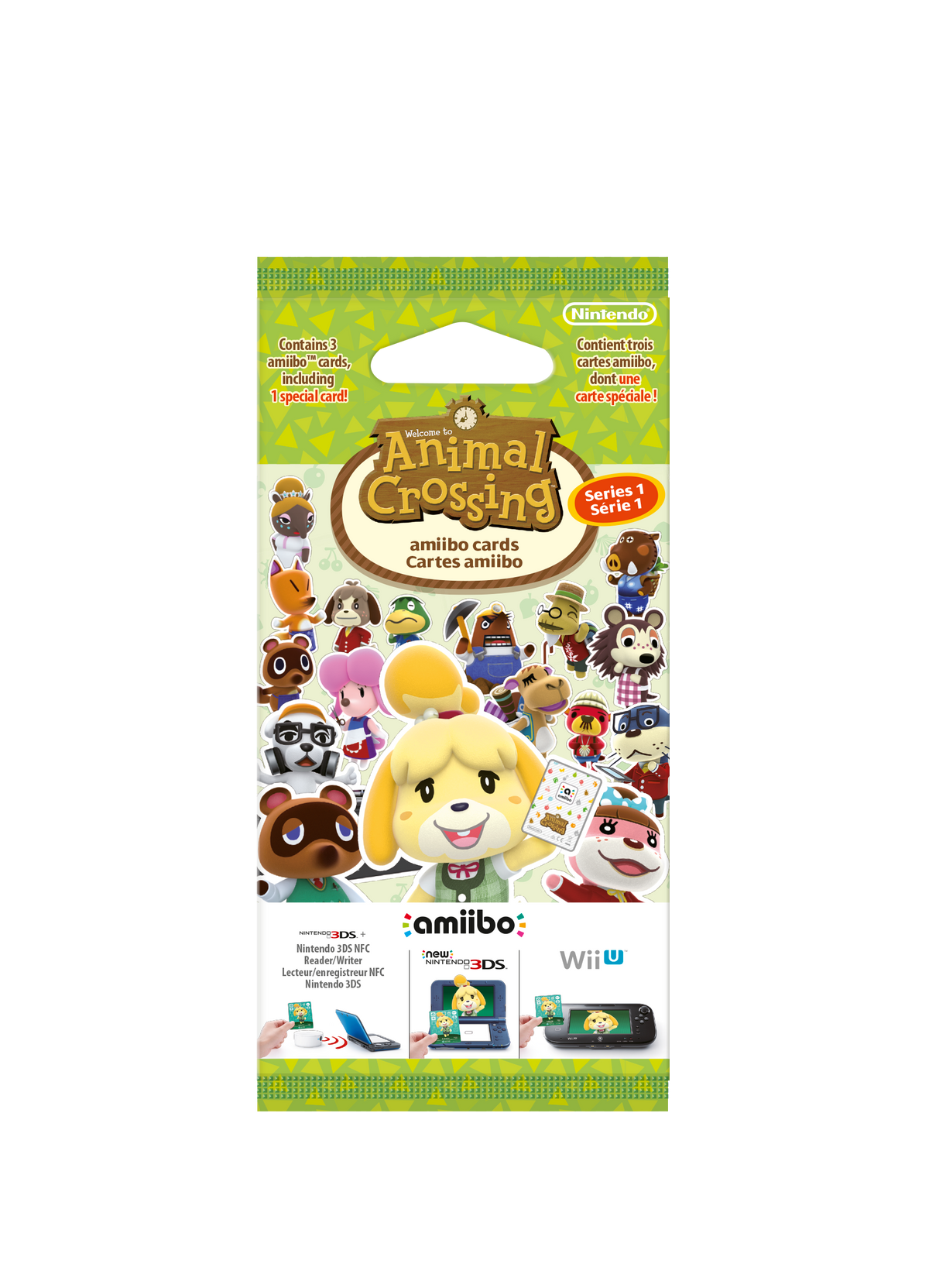 Nintendo Animal Crossing amiibo-kort Serie 1, 3 stk. – Kortpakke