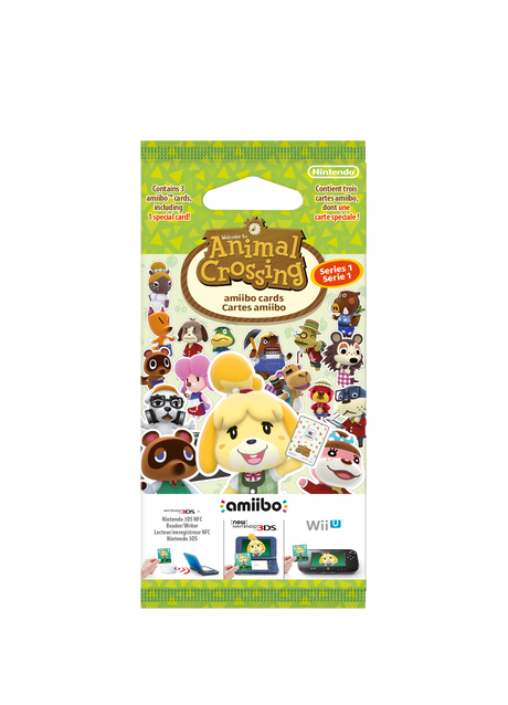 Nintendo Animal Crossing amiibo-kort Serie 1, 3 stk. – Kortpakke