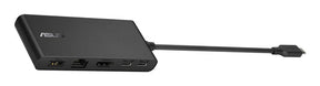 ASUS Dual 4K USB-C Dock DC201 – set skråt forfra