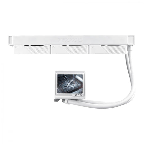 ASUS ROG RYUJIN III 360 ARBG EXTREME WHITE LCD AiO Liquid Cooler w. 3.5" LCD, Asetek Gen8 pump ASUS