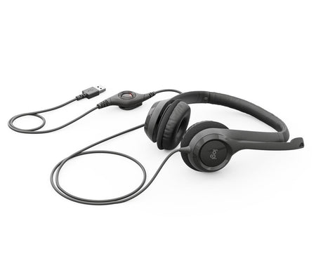 Logitech - H390 USB Headset black
