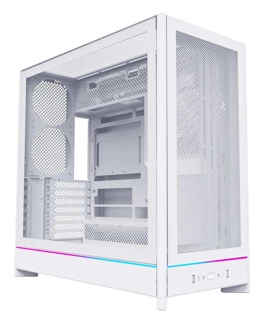 Montech HS01, Mesh front, ATX, no fans - White Telon Technology Co Ltd (Montech)