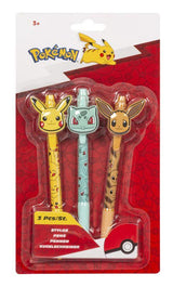Pokémon - Pen Set, 3 pack Pokémon