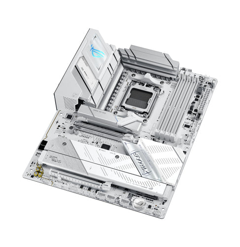 ASUS ROG STRIX B850-A GAMING WIFI7 NEO – set fra øverste hjørne