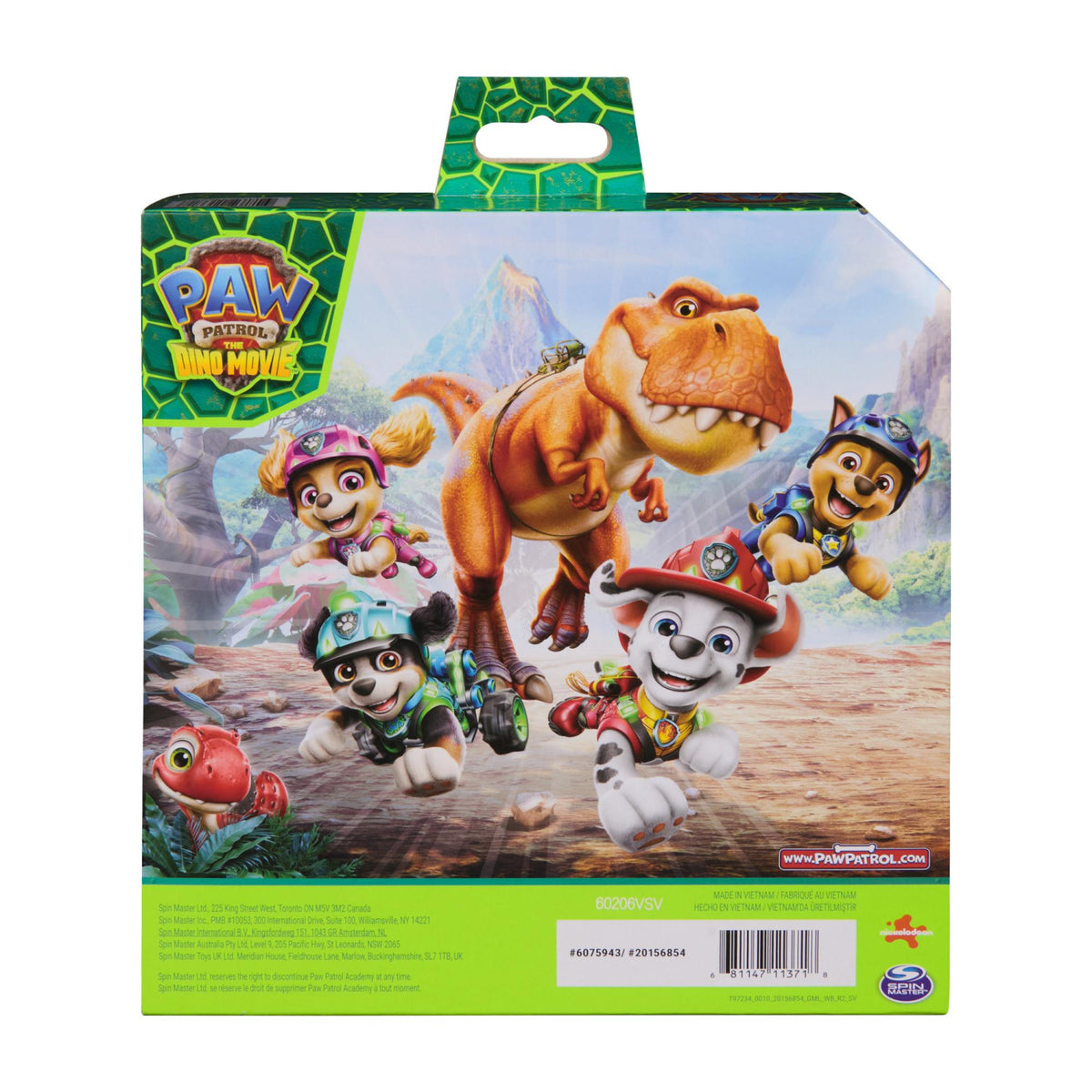 Paw Patrol The Dino Movie – Dino Adventure figursæt, 6 figurer – produktbillede 10