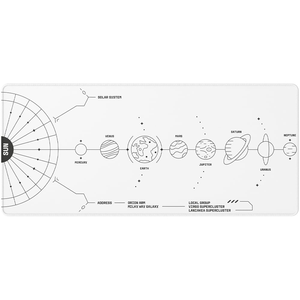 Dark Project - Nova Whtite / Mousepad Dark Project