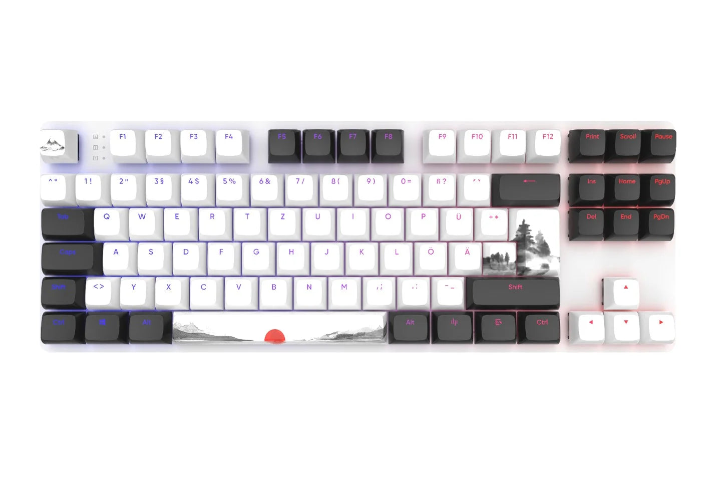 Dark Project One - 87 Fuji RGB Tastatur | Geekd.dk