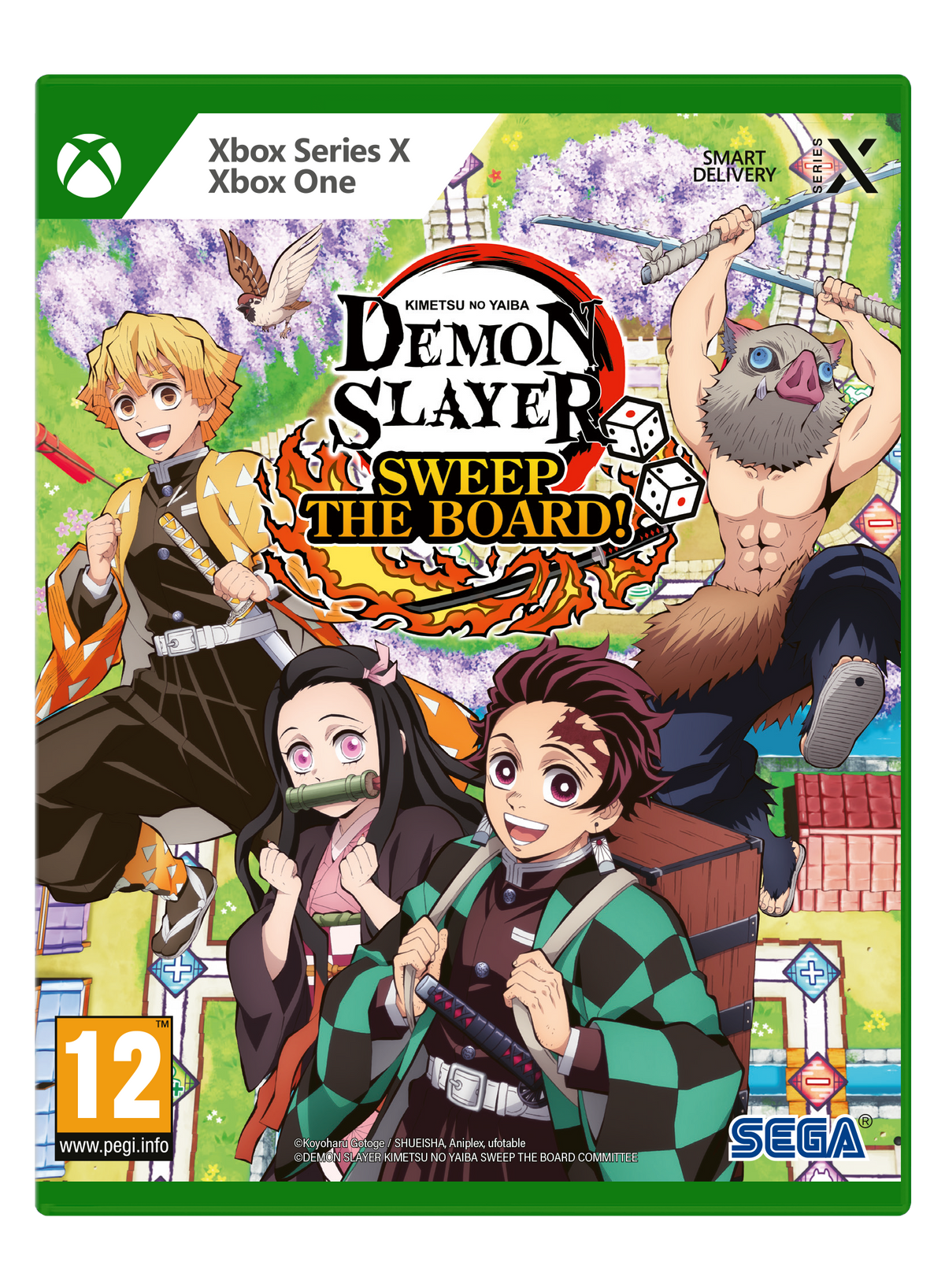 Demon Slayer: Kimetsu no Yaiba – Sweep the Board! – Xbox One / Xbox Series X – spilomslag