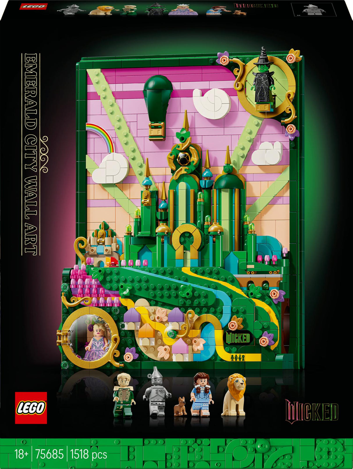 LEGO - Wicked - Emerald City Wall Art (75685) LEGO
