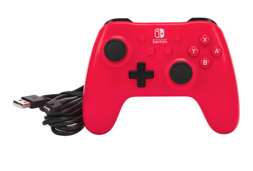 PowerA Wired Controller – Raspberry Red – Nintendo Switch – produktbillede 9