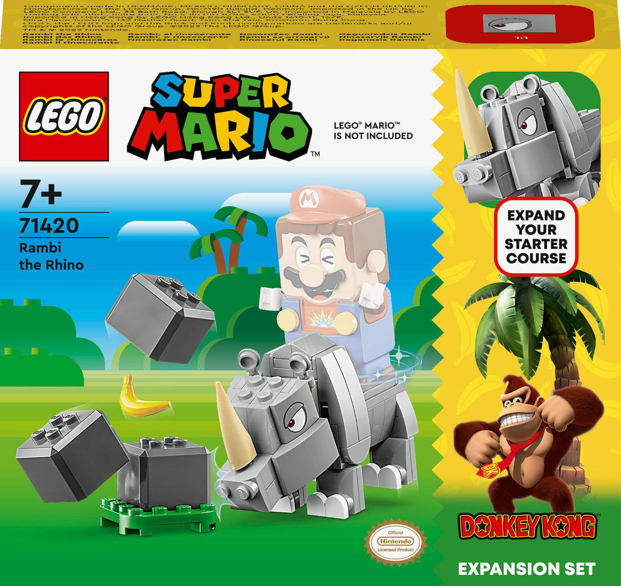 LEGO Super Mario - Rambi the Rhino Expansion Set (71420) LEGO