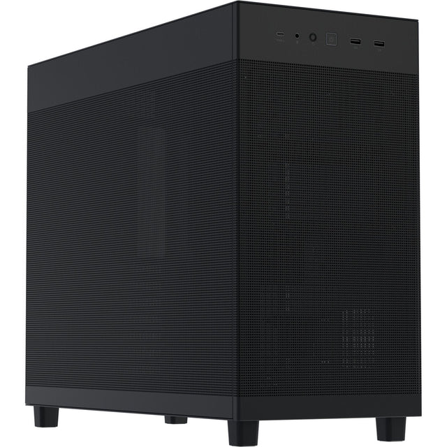 ASUS PRIME AP303 MESH sort kabinet set skråt forfra
