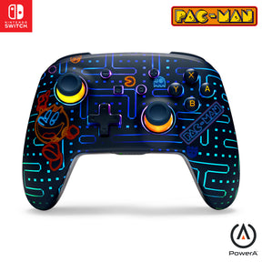 PowerA Enhanced Wireless Lumectra – PAC-MAN Neon Arcade – Switch – produktbillede 1