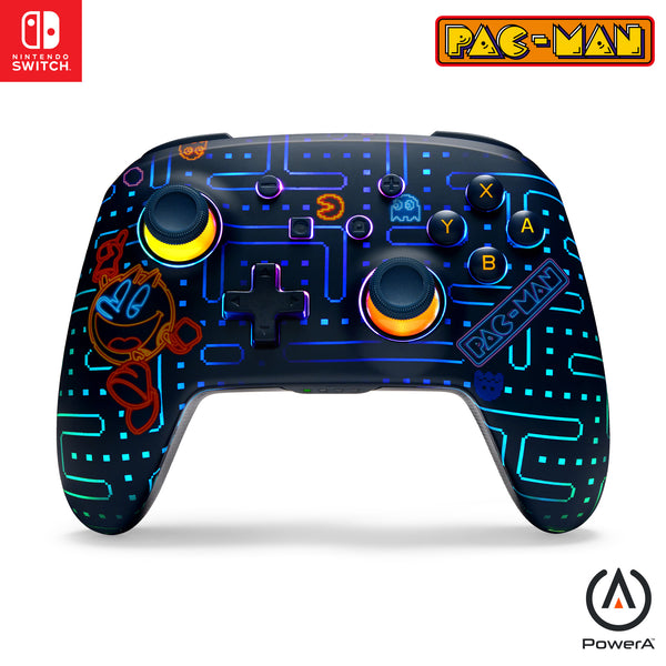 PowerA Enhanced Wireless Lumectra – PAC-MAN Neon Arcade – Switch