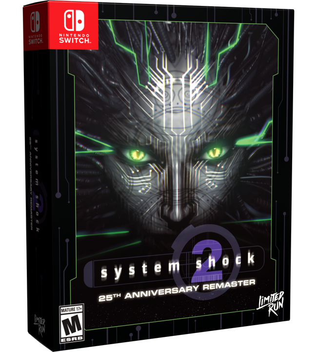 System Shock 2: 25th Anniversary Remaster – Big Box Edition (Limited Run, Import) – emballage