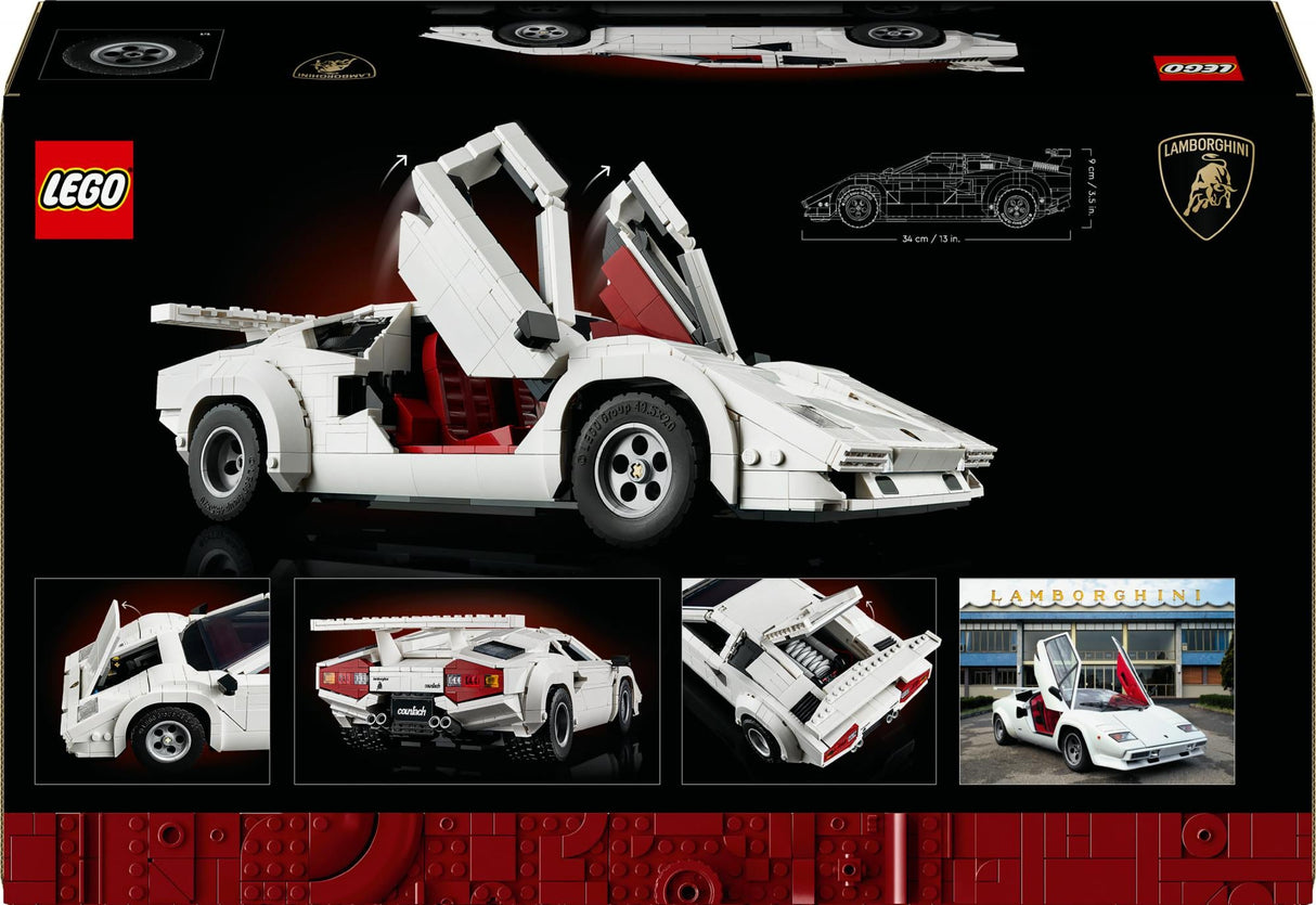 LEGO - Icons - Lamborghini Countach 5000 Quattrovalvole (10337.) LEGO