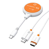 j5create ScreenCast – USB-C til trådløs HDMI – JVAW62 – sender og modtager med kabler