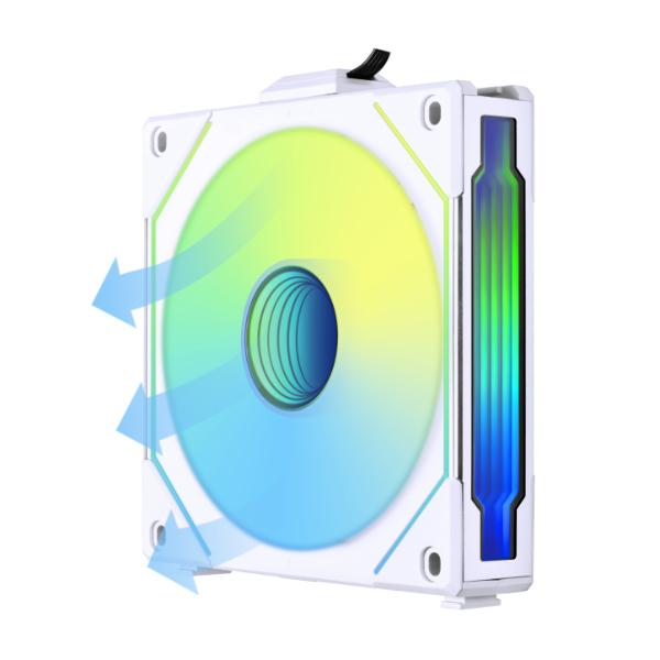 Lian Li UNI FAN SL INF Wireless, Reverse, White - 120mm Lian Li