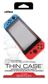 Nyko Thin Case til Nintendo Switch – rød/blå – produktbillede 1