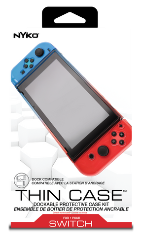 Nyko Thin Case til Nintendo Switch – rød/blå – produktbillede 1