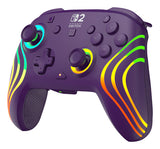 Turtle Beach Afterglow Wave Wireless – Switch, lilla – Set skråt fra højre
