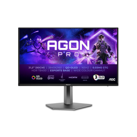 AOC AG326UD 31.5“, 16:9, 250cd/m2, 3840x2160, HDMI, DisplayPort, USB, Headphone out AOC