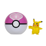 Pokémon Clip 'N' Go – hun-Pikachu med Love Ball