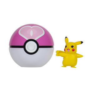 Pokémon Clip 'N' Go – hun-Pikachu med Love Ball