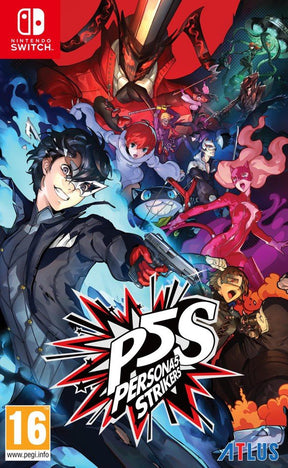 Persona 5 Strikers – omslag til Nintendo Switch