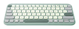 ASUS Marshmallow KW100 Bluetooth-tastatur – set skråt forfra