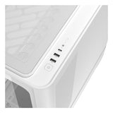 ASUS PRIME AP304 TG ARGB WHITE – nærbillede af produktets detaljer (vinkel 4)