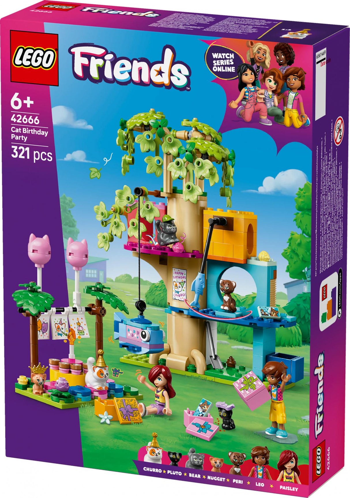 LEGO - LEGO Friends - Cat Birthday Party & Tree House (42666) LEGO