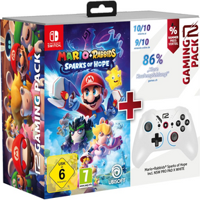 ready2gaming Switch Controller inkl. Mario + Rabbids Sparks of Hope ready2gaming