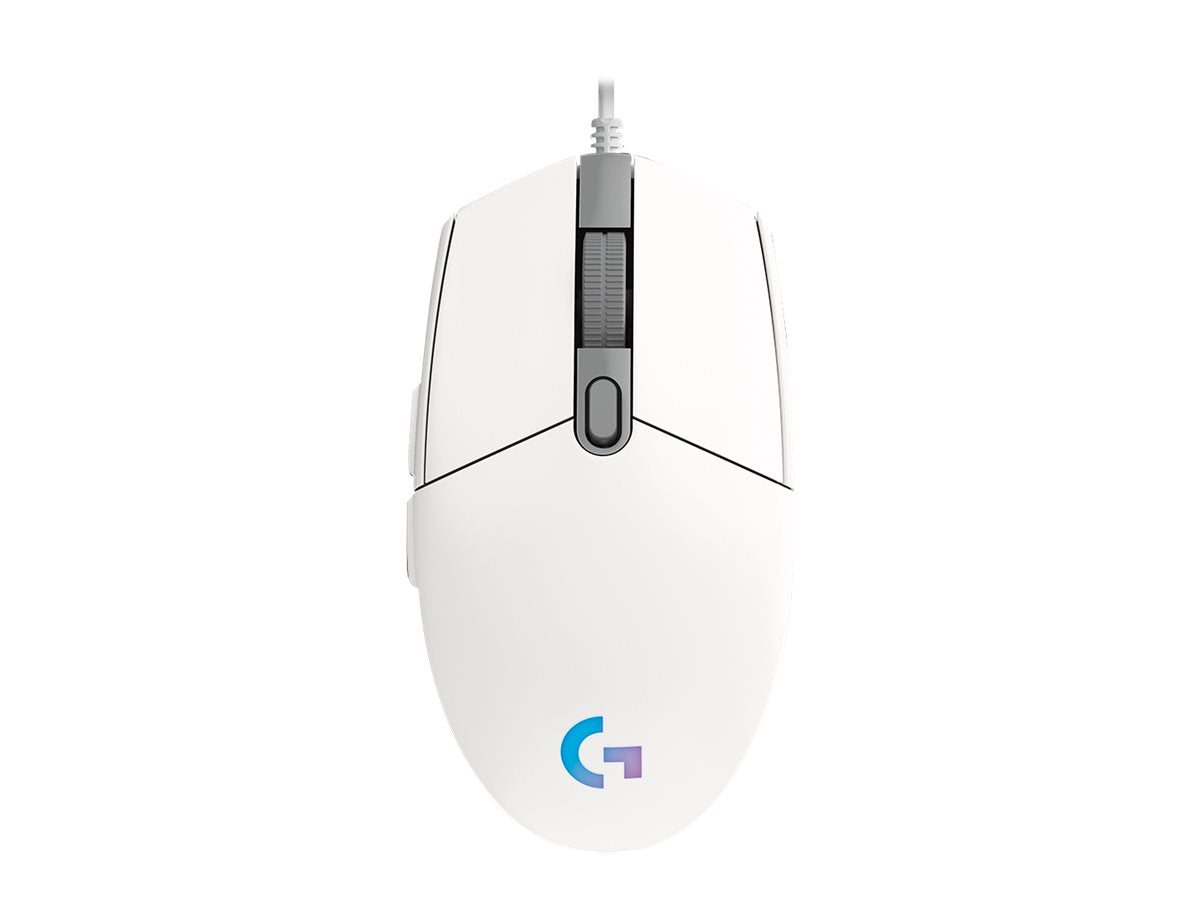 Logitech Gaming Mouse G102 LIGHTSYNC Optisk Kabling Hvid
