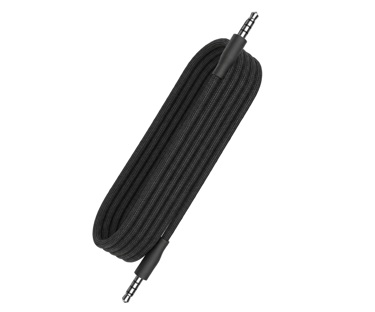 Deltaco Gaming 3,5 mm paracord-lydkabel til GAM-163 – 2 m