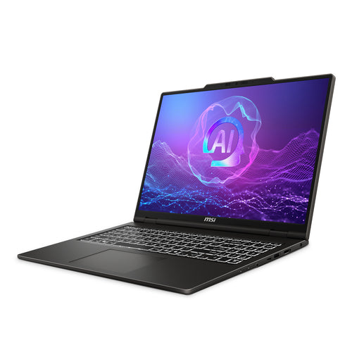 MSI Venture A16 AI+ A3HMG-036 – skråt forfra