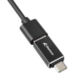 Sharkoon USB 3.2 Gen 1 aluminiumshub – 3 USB-porte og Gigabit Ethernet – billede 3