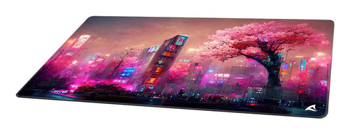Sharkoon SKILLER SGP40 D4, gaming mouse pad (neon pink/multicolored)