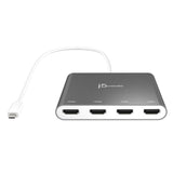 J5 USB-C TO 4 PORT HDMI MULTI MONITOR ADAPTER J5
