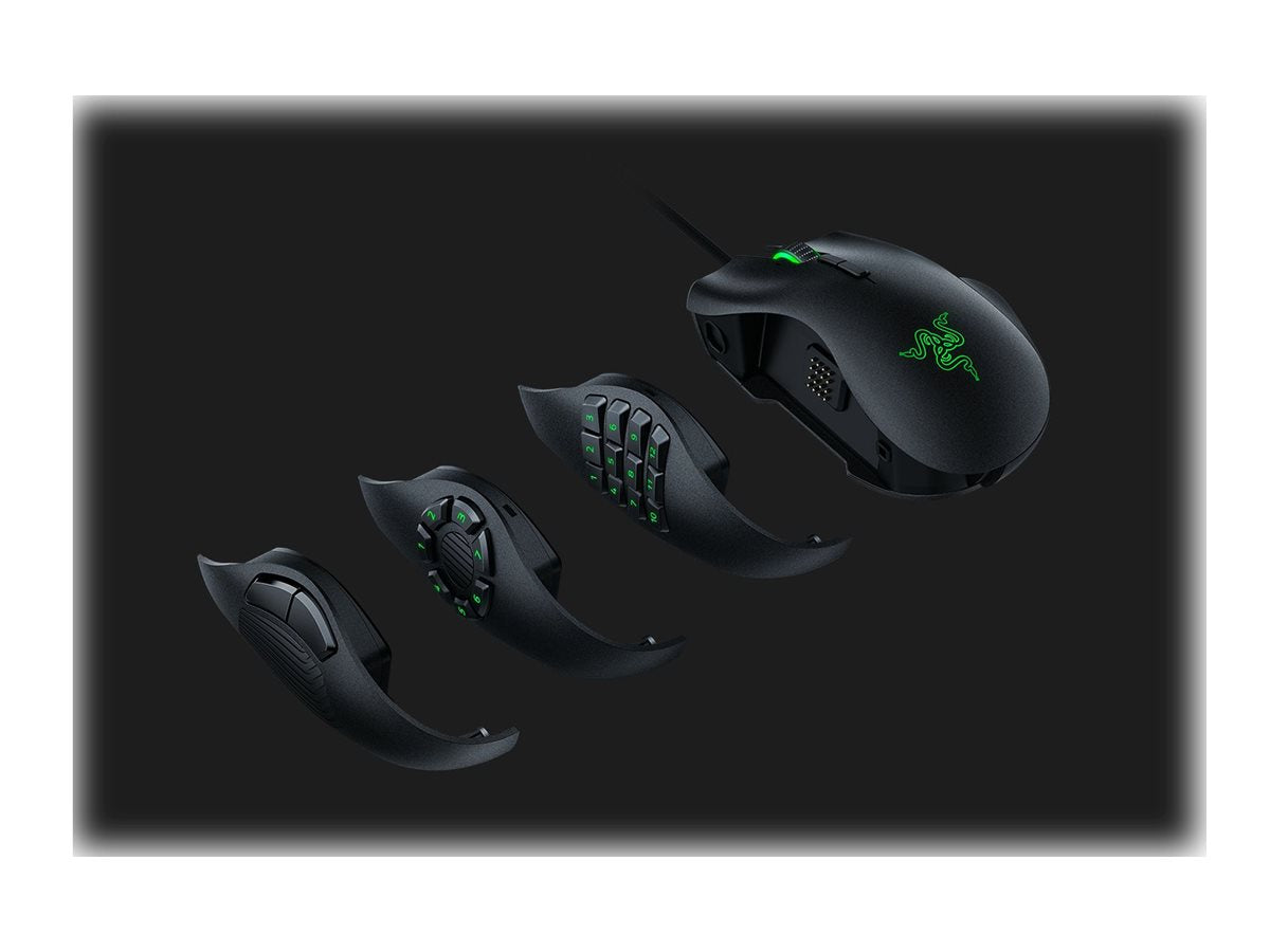 Razer Naga Trinity Laser Kabling Sort