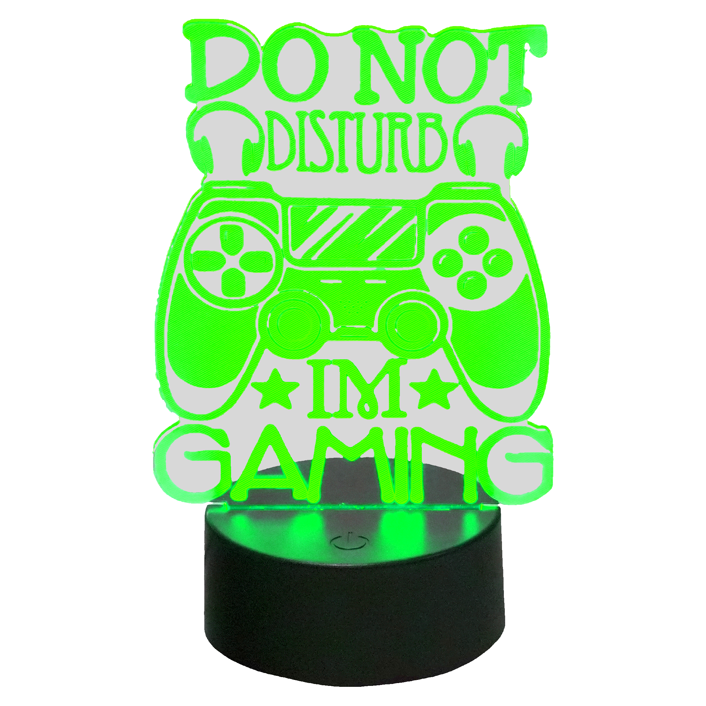 MECHARITE 3D LED Lampe - Don't Disturb Mecharite