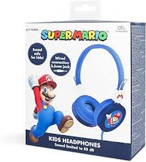 OTL Super Mario Blå Børnehovedtelefoner