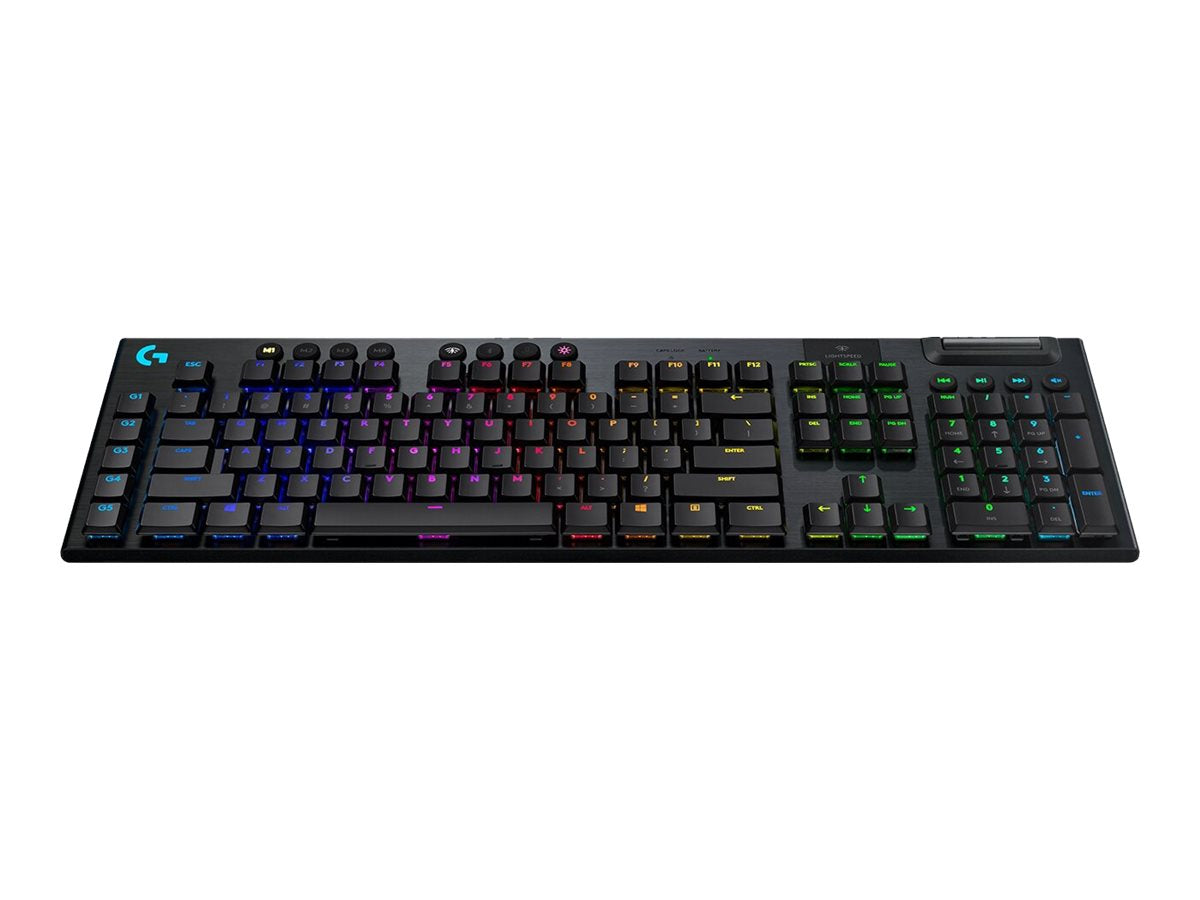 LOGITECH G915 LIGHTSPEED Wireless RGB Mechanical Gaming Keyboard – GL Clicky - CARBON - PAN - NORDIC